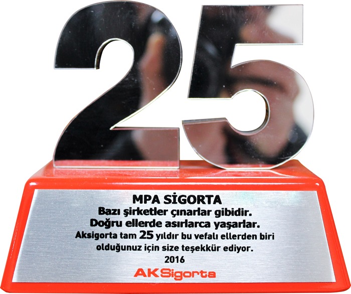 MPA sigorta 25.yıl onur ödülü aldı