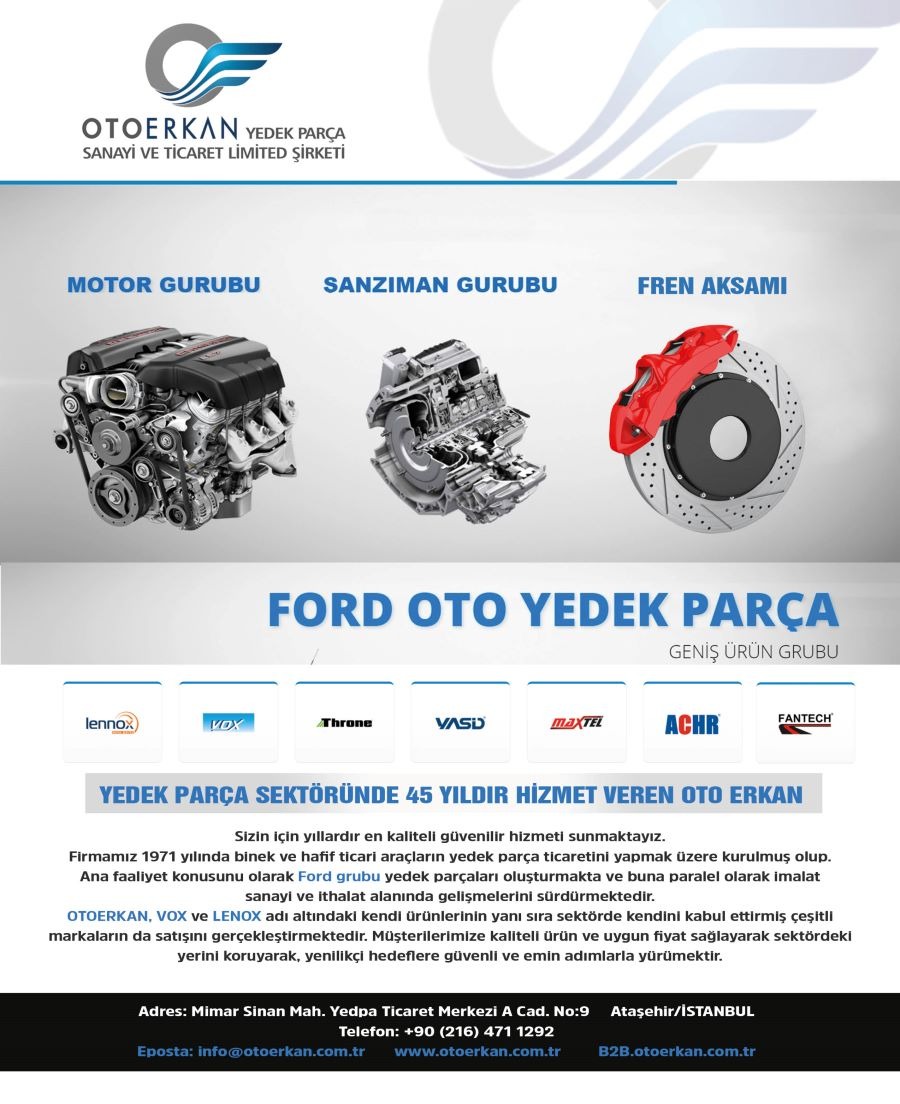 FORD OTO YEDEK PARÇA GENİŞ ÜRÜN GURUBU