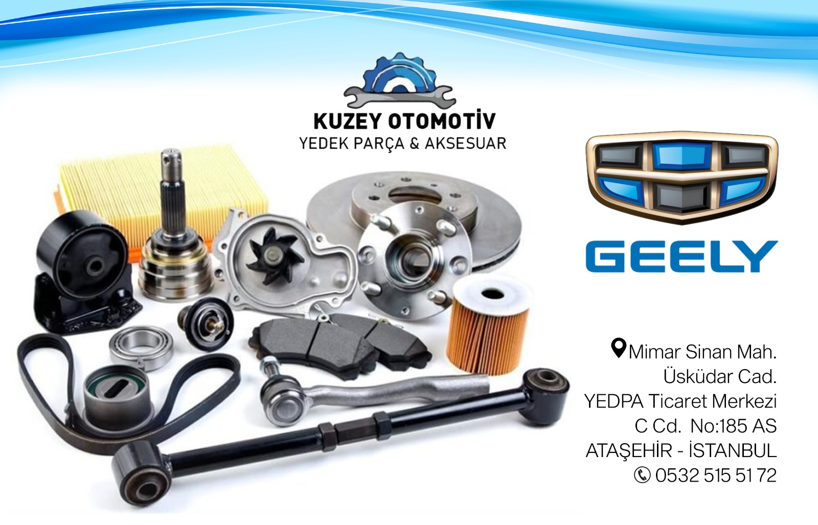 KUZEY OTOMOTİV GEELY YEDEK PARÇA