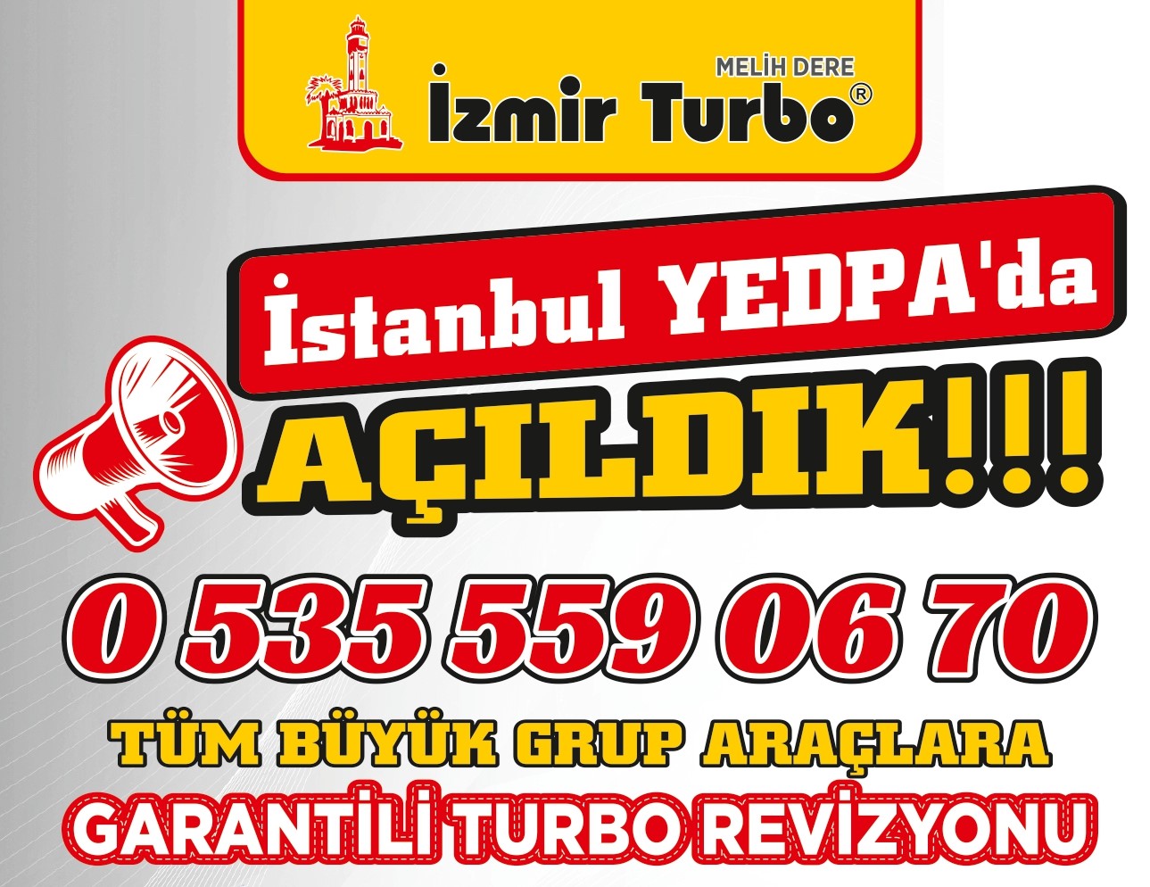 GARANTİLİ TURBO REVİZYONU