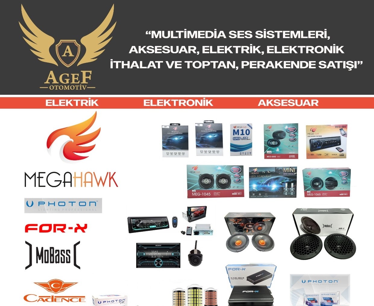 AGEF OTOMOTİV,MULTİMEDİA SES SİSTEMLERİ VE AKSESUAR