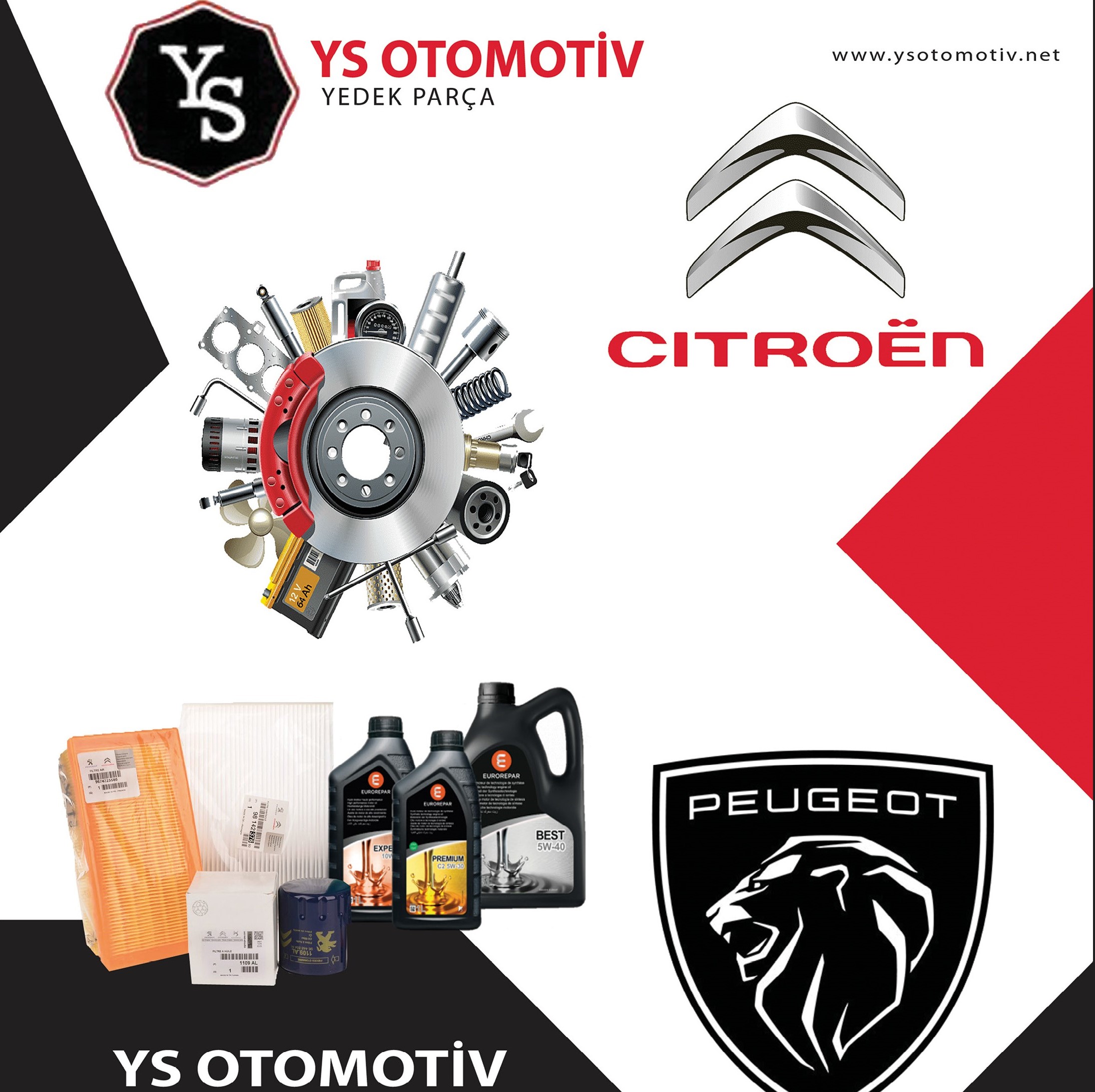 YS OTOMOTİV PEUGEOT VE CITROEN YEDEK PARÇALARI