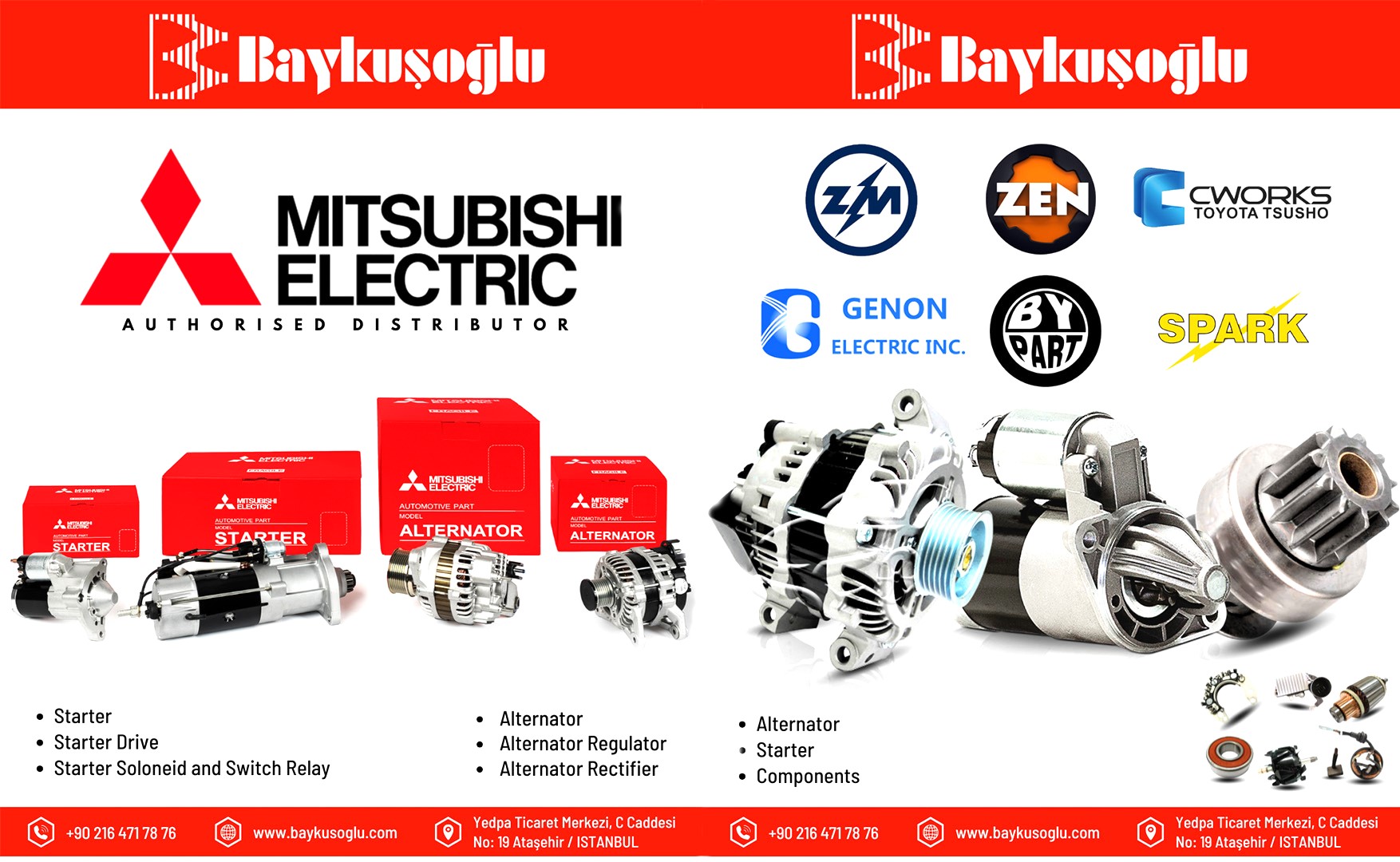 BAYKUŞOĞLU OTOMOTİV, OTOMOTİV ELEKTRİK YEDEK PARÇALARINDA YÜKSEK PERFORMANSLI ÇÖZÜMLER SUNUYOR