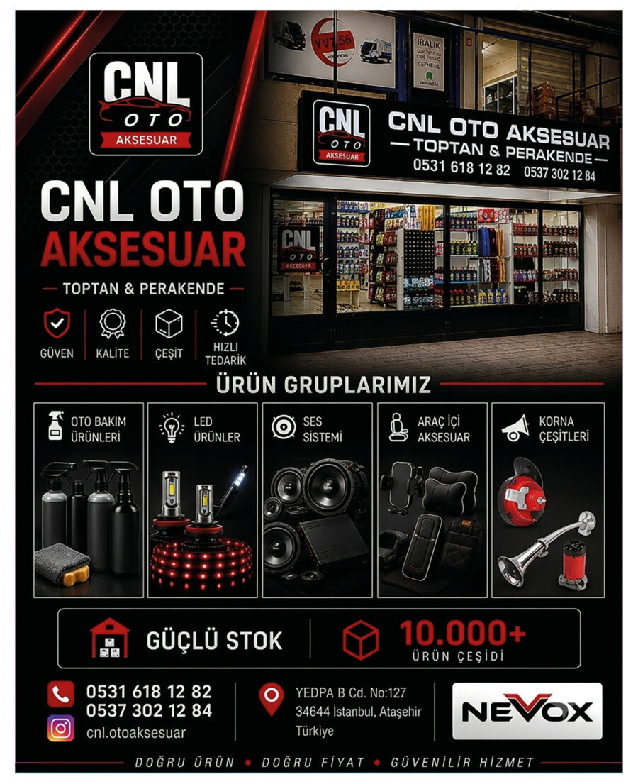CNL OTO AKSESUAR: GÜÇLÜ STOK, GENİŞ ÇEŞİT!