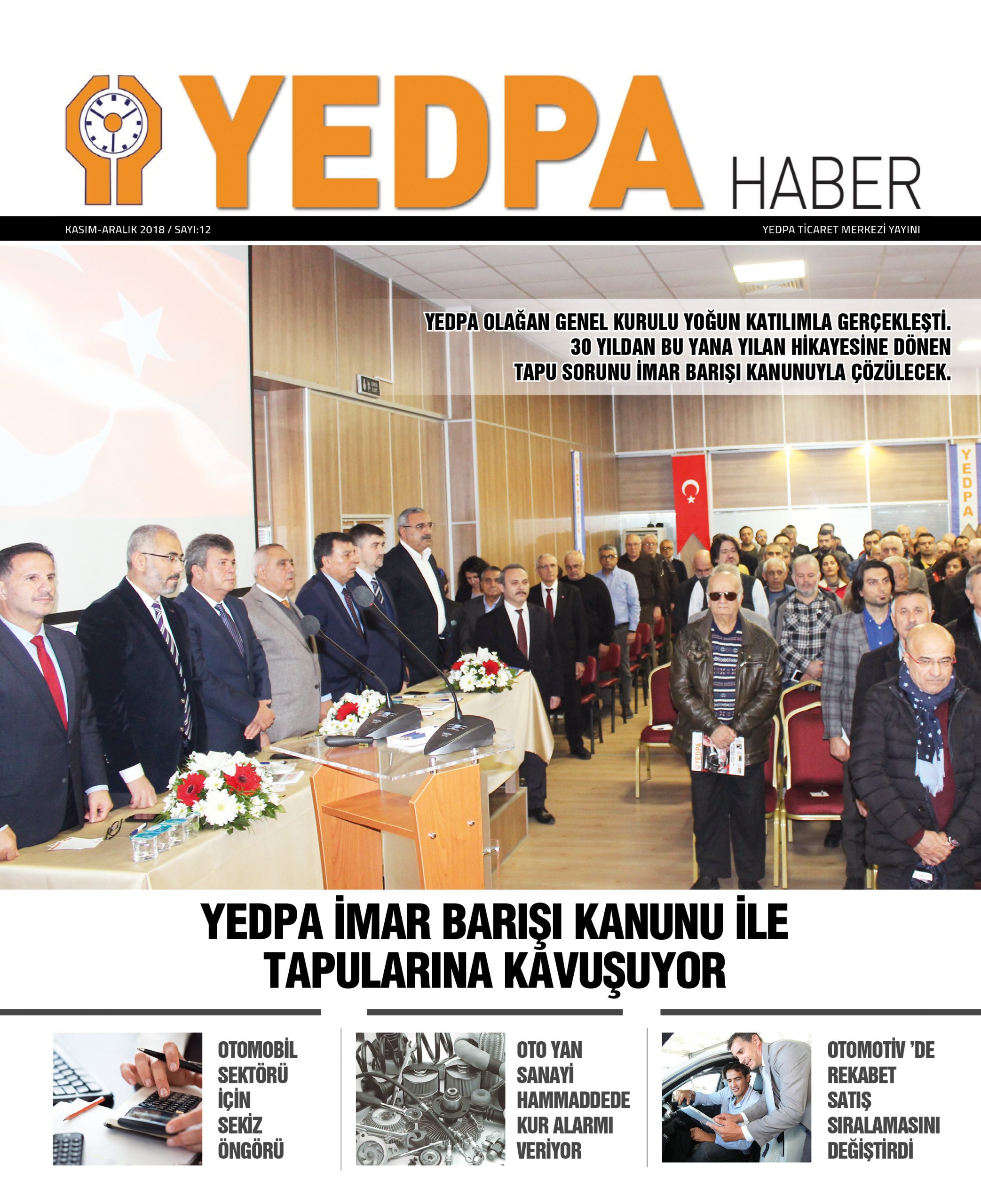 YEDPA HABER DERGİSİ KASIM-ARALIK SAYISI ÇIKTI
