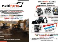MULTİPARTS MAKİNA YÜKSEK KALİTEDE YEDEK PARÇA SEÇENEĞİ SUNUYOR
