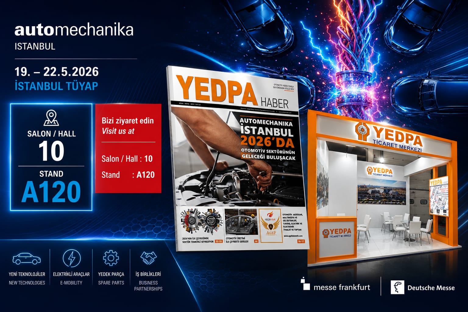 AUTOMECHANIKA ISTANBUL 2026’DA OTOMOTİV SEKTÖRÜNÜN GELECEĞİ BULUŞUYOR