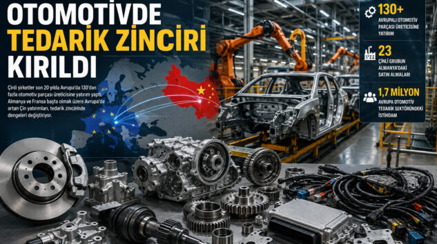 OTOMOTİVDE TEDARİK ZİNCİRİNDE ÇİN ETKİSİ BÜYÜYOR